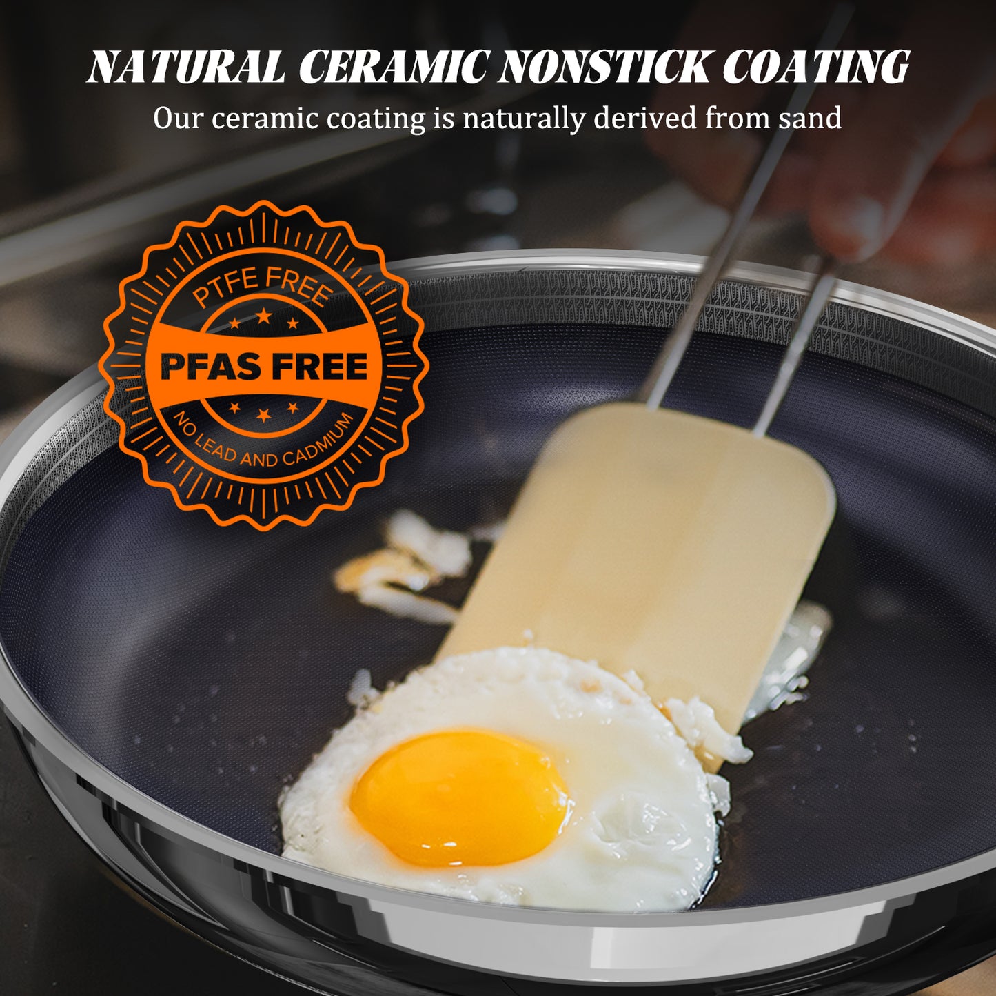 ChefStead Pure Titanium Frying Pan