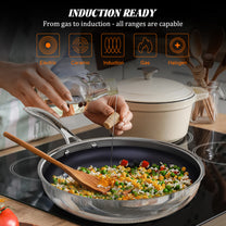 ChefStead Pure Titanium Frying Pan