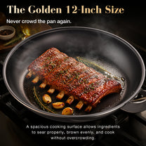 ChefStead® Titanium Clad Frying Pan 12"