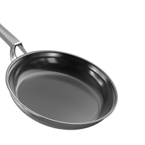ChefStead Titanium Frying Pan, 12-Inch Titanium Pans for Cooking, PFAS & PTFE Free, Dishwasher Safe, Induction Compatible